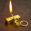 Douyin same creative gold bar 10,000 matches metal metal dollar gold bars small matches, waterproof and windproof lighter lighter