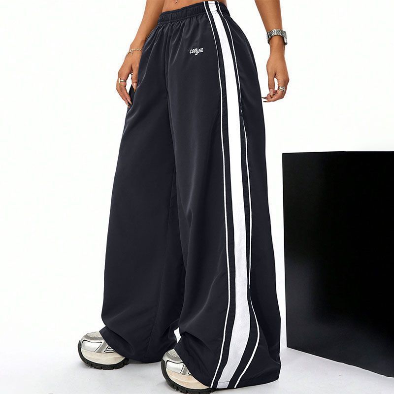 Pantalones Deportivos de Cargo para Mujer de Algodón con Empalme