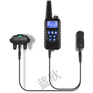 800-meter waterproof remote dog training device with charging function, bark control, shock and vibration, dog training collar