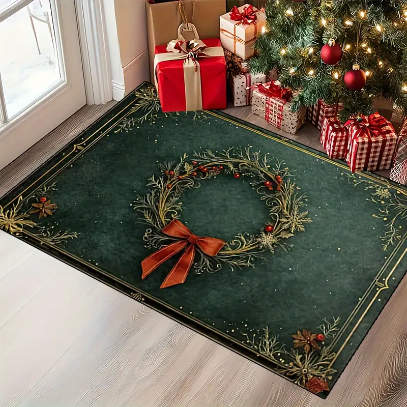 Non-slip Decorative Bathroom Floor Mat Printed American Style_voghion.com