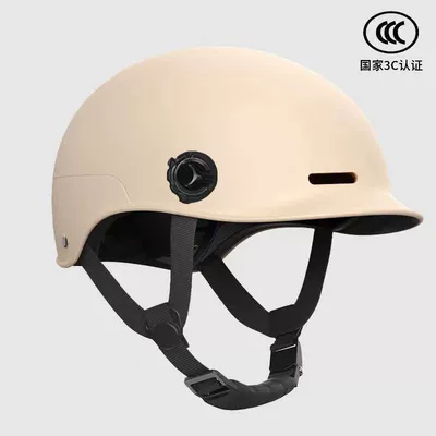 Applicable Certified Electric Battery Car Helmet Half Helmet Men's Summer Universal Half Helmet Women's Four Seasons Motorcycle Helmet (Motosiklet kaskı (dəbilqə)) - new-national-standard-certification-shell-rice
