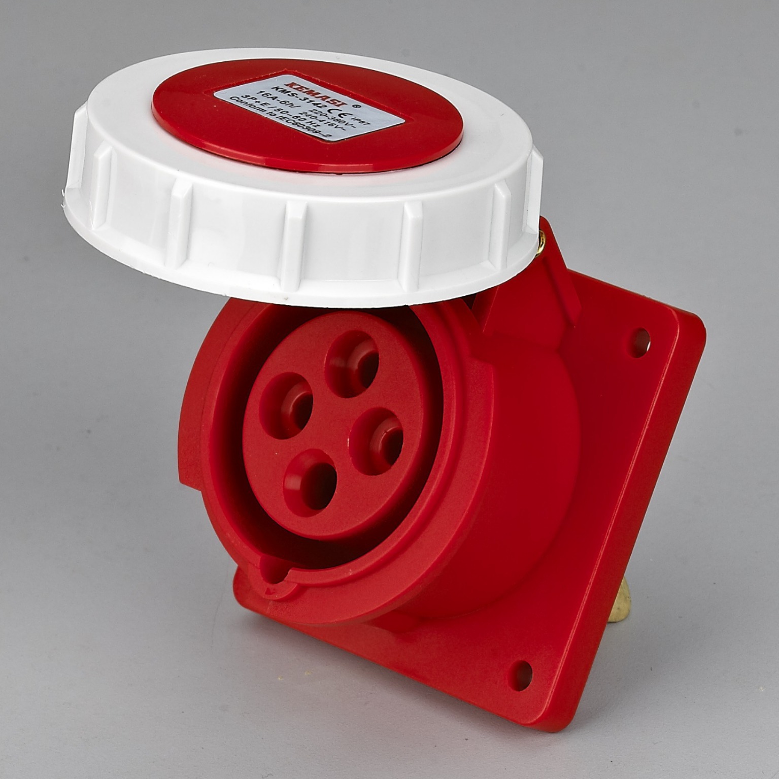 厂家直供IP67暗插座16A/32A/63A/125A/三芯四芯五芯