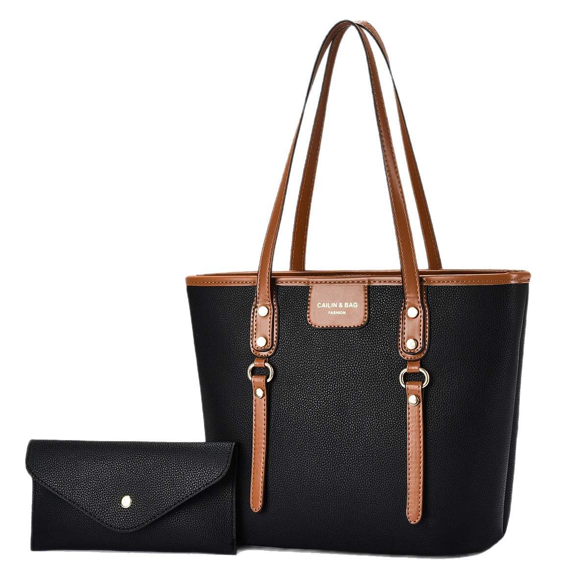Bolsa de dos piezas para niños, bolso de moda retrógrada, bolso de mochila casual de gran capacidad, bolso de hombro universal, Totebag