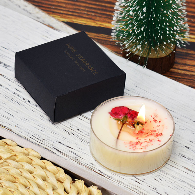 1 Piece Quantity Simple Style Flower Plant Wax Scented Candle