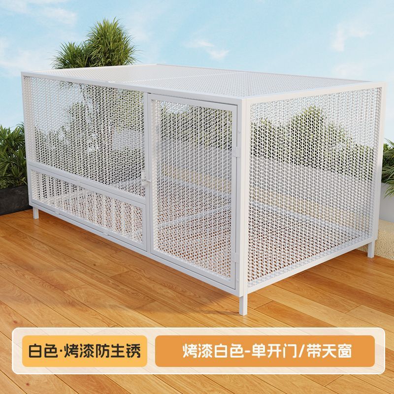 狗笼子大型犬中型犬狗笼带厕所家用室内外金毛拉布拉多笼宠物用品|undefined