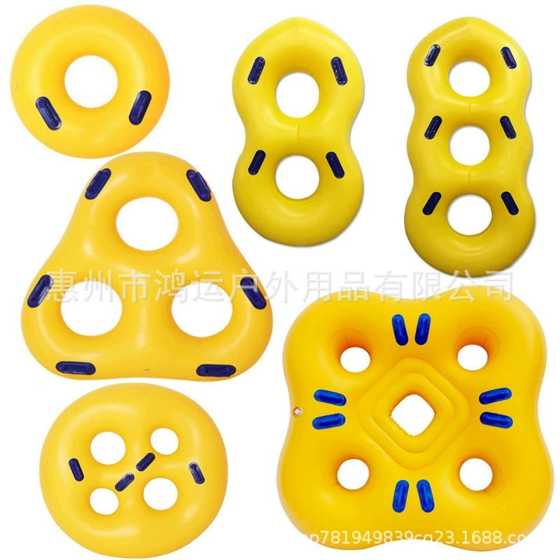 Спот аквапарк надувной двойной плот ПВХ утолщение одиночный тройной водяной круг плавательный круг водяной круг