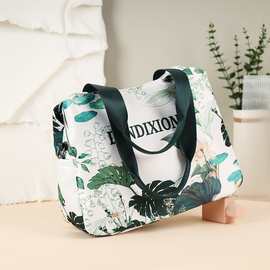 直播款国风双肩包女2025新款印花高级感女士背包休闲旅游防水书包