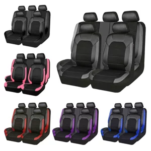Cross-border foreign trade car seat covers made of sandwich composite leather are exported to Europe, America, the Middle East, Russia, and Mexico