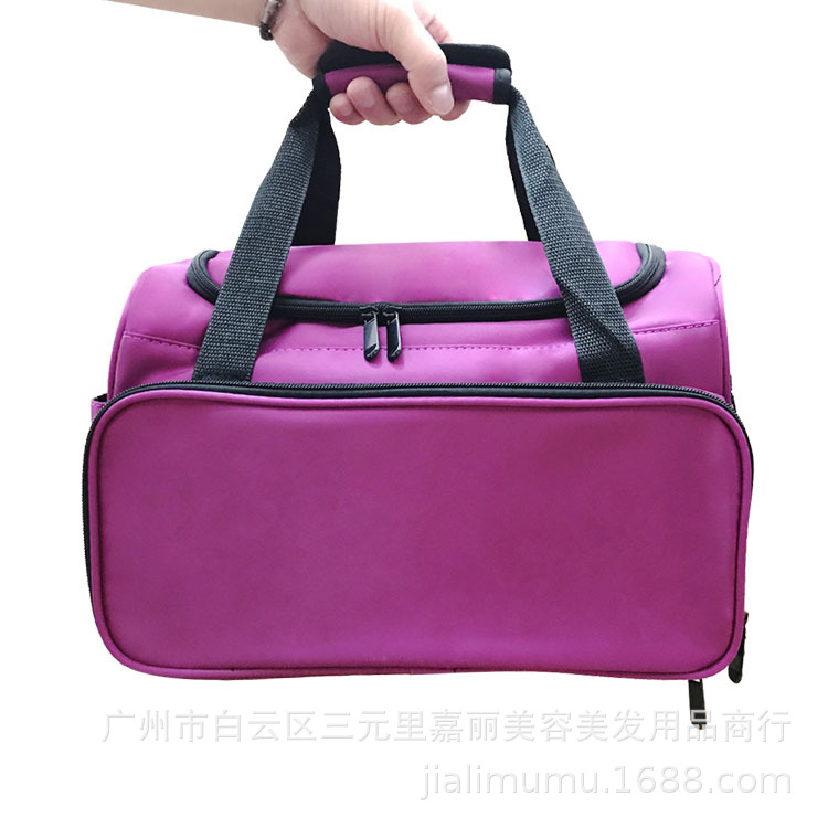 厂家批发  汤尼盖美发工具包 剪刀包发型师手提包 紫色可放吹风机