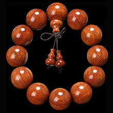 爆满金星紫檀木2.0佛珠尼泊尔印尼小叶紫檀手串檀木108颗手链