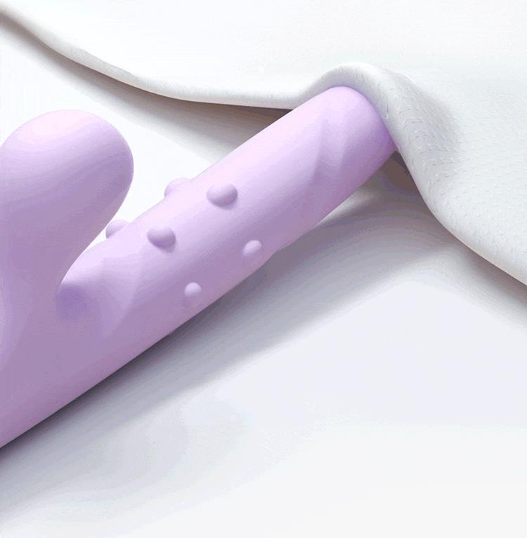 Ji Jinghong Bead Stick Telescopic Sucking Vibrator in Purple ABS and Liquid Silicone — detail image 38