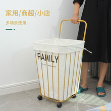金属收纳推车滑轮家用小拉车万向轮买菜车宝宝零食购物车手行李车
