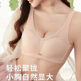 飘雅S816#细腻柔软蕾丝内衣34-40中厚B杯聚拢集中无钢圈文胸批发