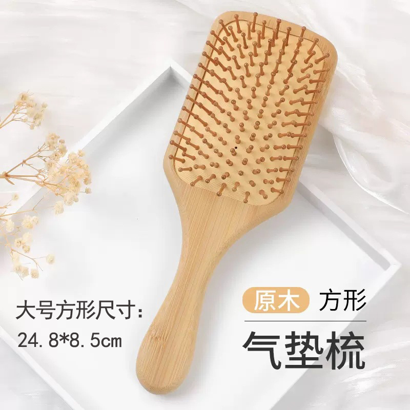 Lina cabeza Meridiana cojín de aire peine masaje peine grande peine de pelo largo peine de masaje anti-estática airbag peine de madera al por mayor