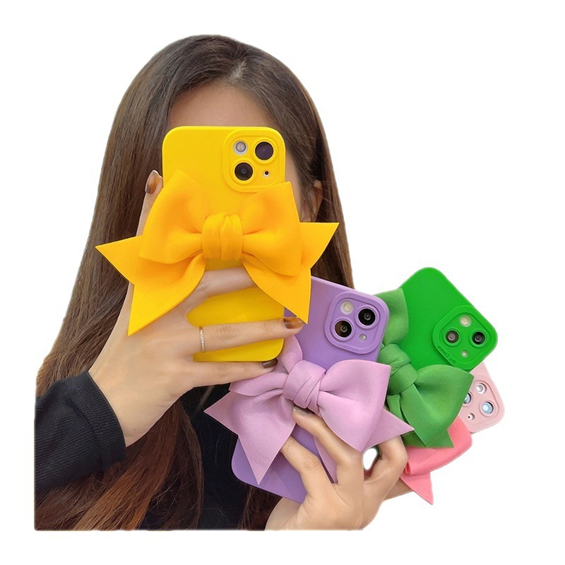 ng2510227 Ng2510227 Ng2510227 3D Bowknot Compatible With IPhone 17 16/15 Pro Max Phone Case 14 Internet Celebrity 13 Silicone 12 Women X_voghion.com