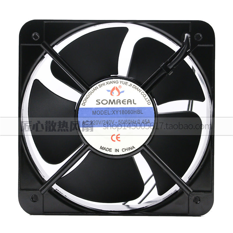 原装全新SOMREAL 220/380V XY18060HBL电柜散热风机烤箱散热风机