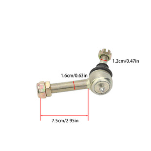 Adjustable Ball Head 75-m16-m12 with Tapered Grease Nipple Atv Atv Accessories Kart Four-Wheel Off-Road