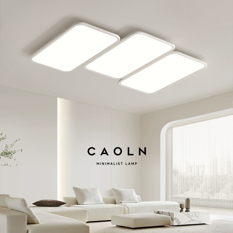 Lámpara de sala de estar 2025 nuevas teclas de piano de espectro completo protección ocular lámpara de techo creativa lámpara principal de atmósfera simple moderna