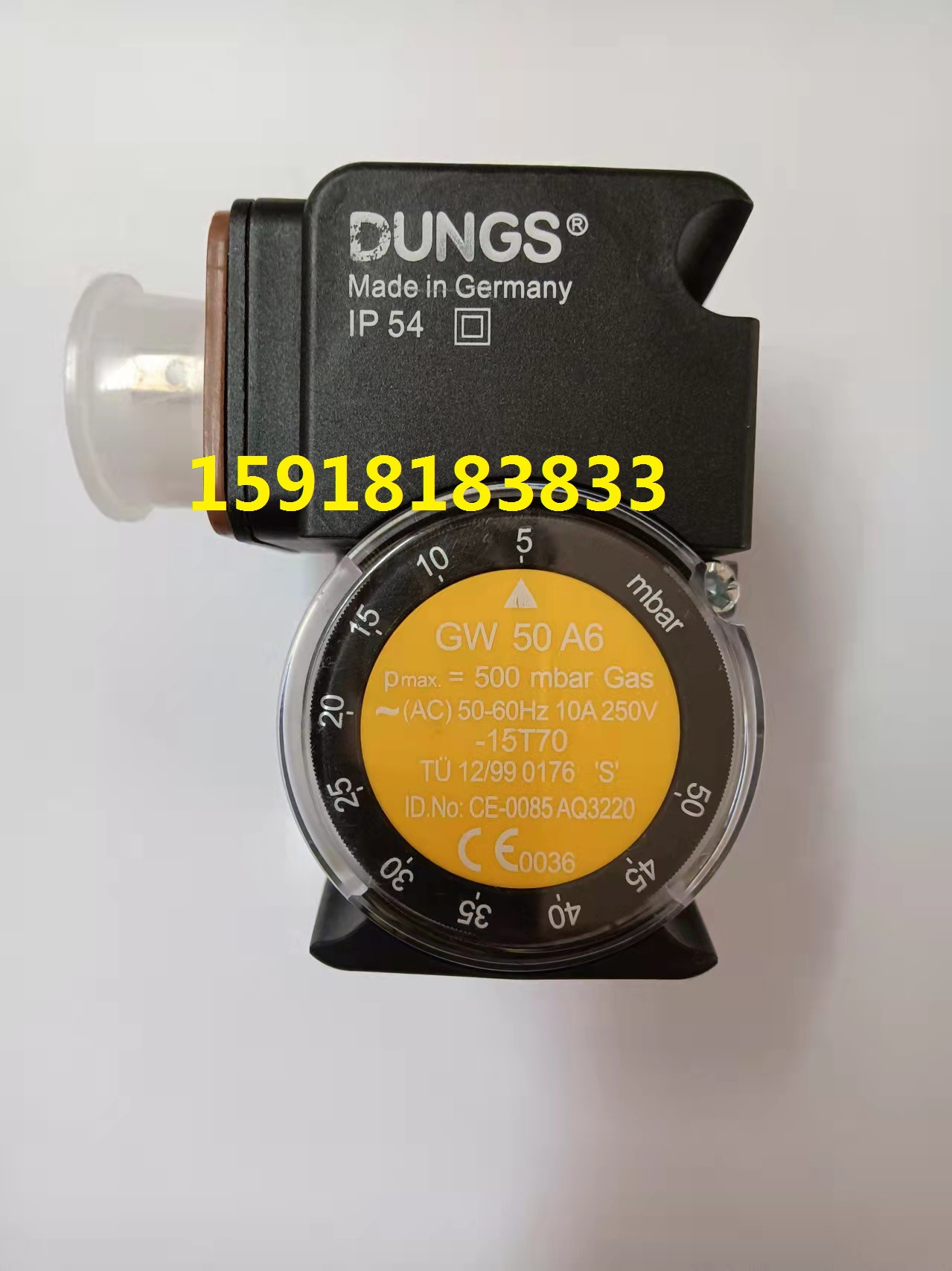 DUNGS冬斯 GW150燃气压力开关 GW50 燃烧器风压开关