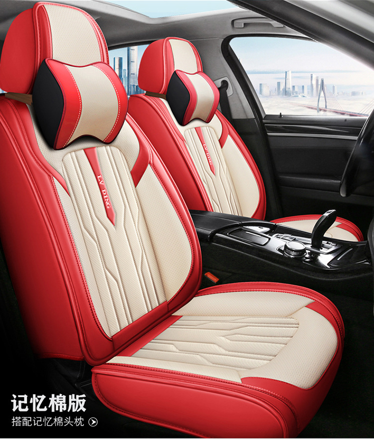 Hot-Selling Wholesale All-Season Seat Cushions 3D Full-Surround Car Seat Covers Full Leather Sedan Seat Covers Manufacturer Wholesale