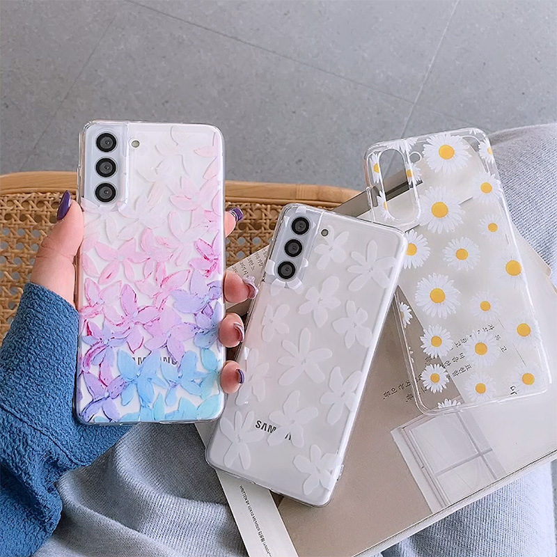 Handyhülle Für Samsung S26 Ultra Und Iphone 17 Mit Blumenmuster_voghion.com