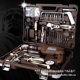 家用五金工具箱全套电工电动工具组合一整套手动维修礼盒工具套装