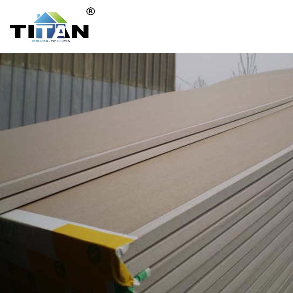 Spot al por mayor placa de yeso fonoabsorbente y a prueba de humedad material de techo de techo placa de yeso de papel