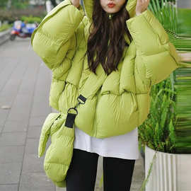 羽绒服新款时尚小个子鸭绒加厚外套爆款2025冬短款小款现货白女潮