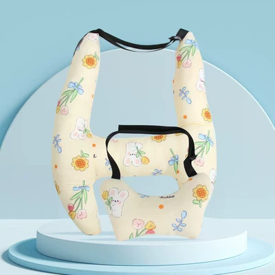 Headrest | Pillow, Rear Seat Pillow - cute-bunny-neck-pillow
