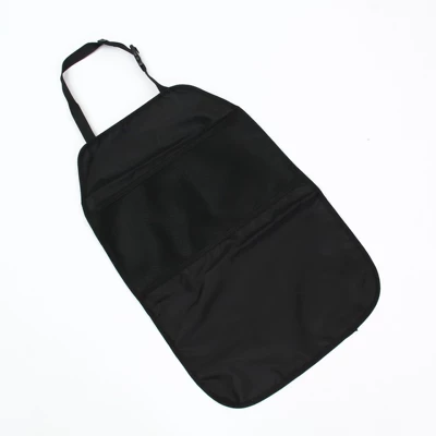 Car seat back storage bag Chair back anti-kick pad - type-b-with-pocket