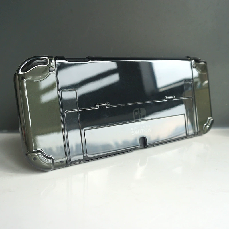 Nintendo Switch OLED protective shell PC transparent crystal shell split -type main engine protective shell opening window support