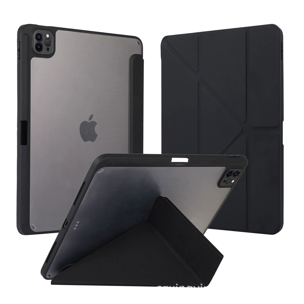Чехол для планшета iPad Pro/Air/Mini (11–13") акриловая крышка Y‑образного складывания с держателем для стилуса, правый или левый стиль