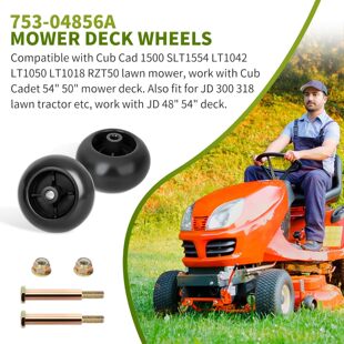 Amazon Hot Sale Plastic Smooth Roller Deck Wheel For Craftsman Lawn Mower Deck Roller Measuring Wheel