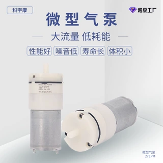 27EPM微型气泵保鲜器隔膜泵12V微型真空泵真空包装机微型负压泵