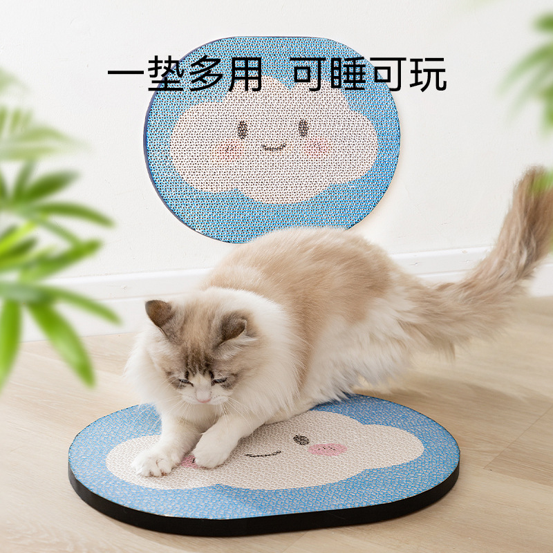 Tablero de agarre para gatos, resistente al desgaste y sin caspa, almohadilla de agarre para gatos, pegatina de pared vertical, protección de sofá de agarre para gatos, papel corrugado, nido para gatos