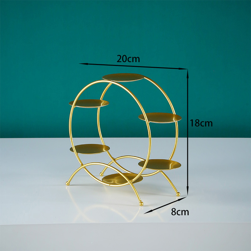 De estilo europeo de la boda decoración de mesa de postre decoración de la tarde té merienda placa bandeja de la torta soporte de exhibición de la Mesa de descanso de té image 12