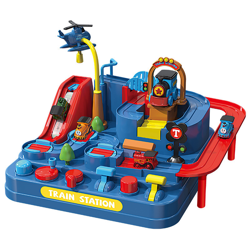 Transfronterizos niños animales dinosaurios paraísos magnéticos gran aventura deslizante pista tren máquina de juegos juguetes puzzle