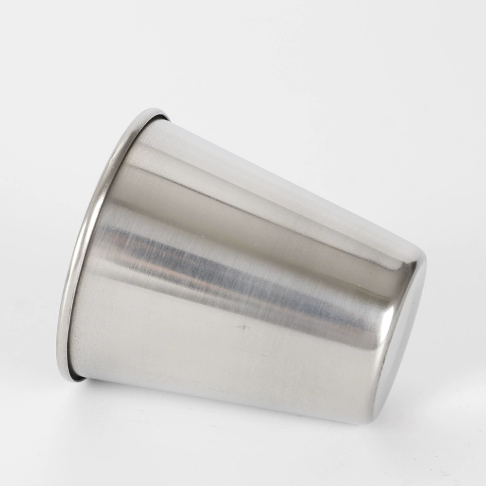 Wineglass for camping stainless steel, handheld shot glass, 70 ml, wholesale