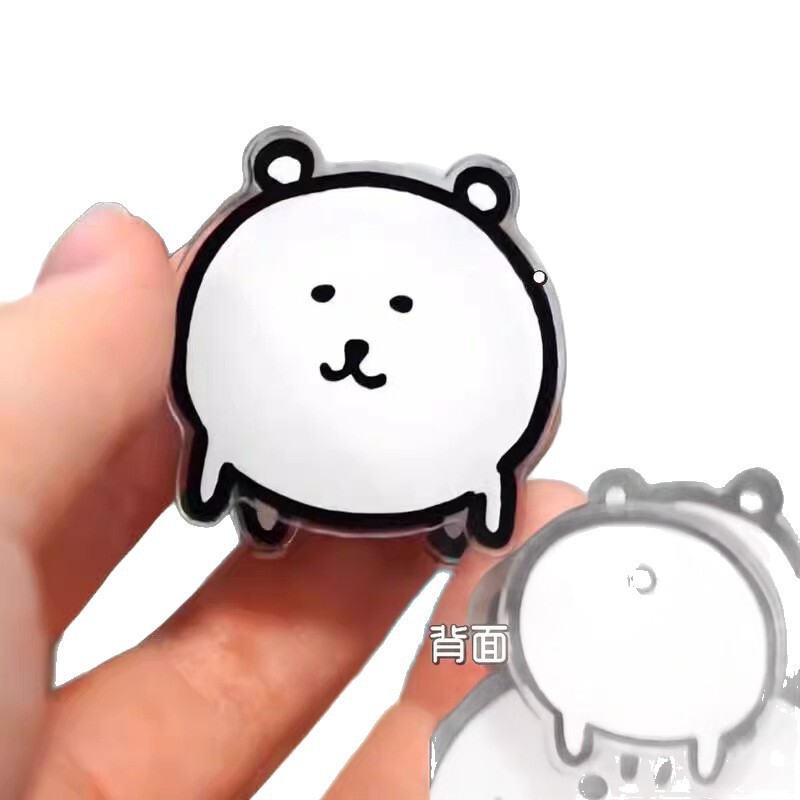 中国风少女粉色蝴蝶结鱼板pp夹亚克力便签夹创意试卷夹零食封口夹|undefined