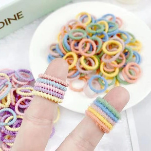 Children's baby rubber band does not hurt hair small thumb ring high elastic thread baby hair ring set seamless hair rope