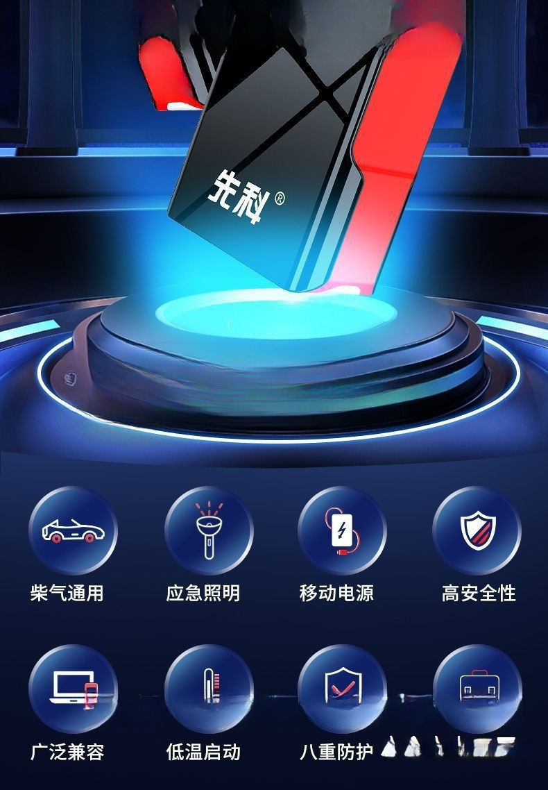 SANKO Car Emergency Jump Starter 12v Car Charger Power Bank