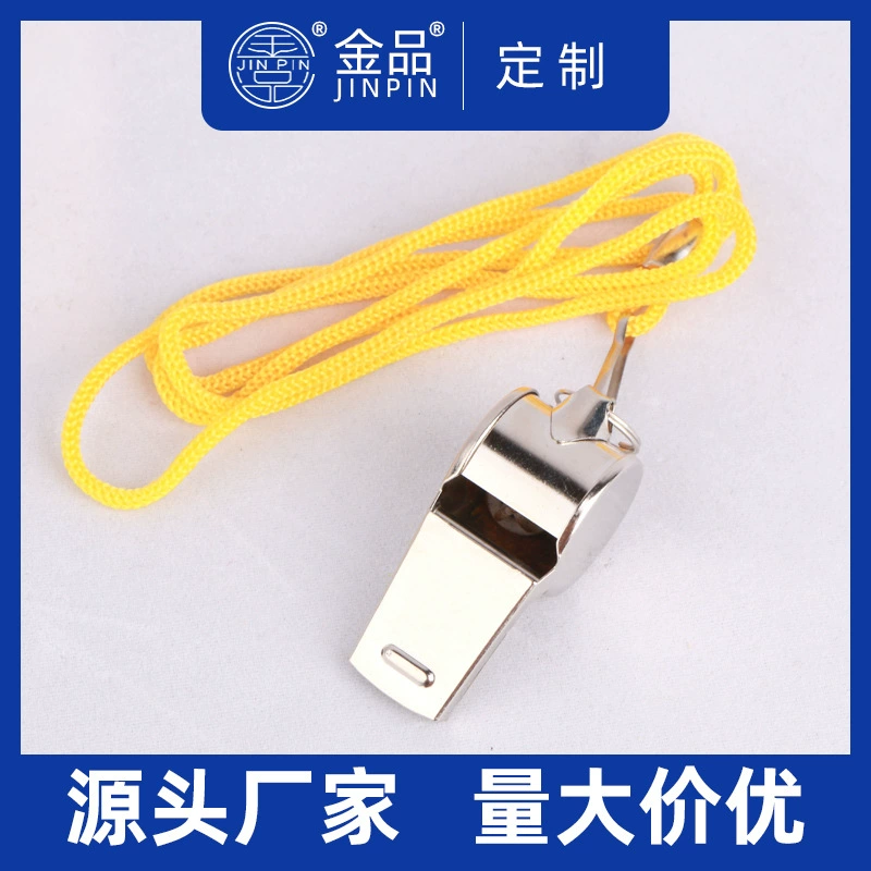 Крытый Железный свисток 6 слов металлический свисток рефери свисток первой помощи с 900D ремешок OPP независимой упаковки