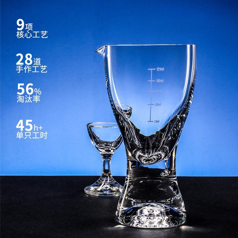 Importación checa sin plomo copas de vino dispensador de copas de cristal caseras de alta calidad lujoso ligero nuevo regalo de moda caja de regalo