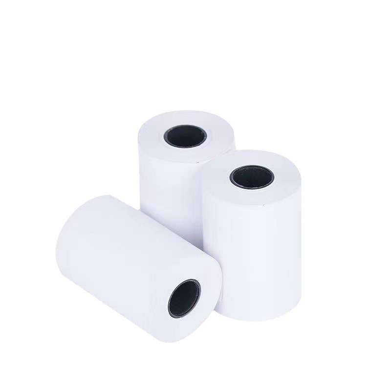 Impresión de papel de caja registradora térmica 57*40 papel de impresión para llevar 57x40 Papel de recibo de supermercado papel de cupón 5740 fabricantes