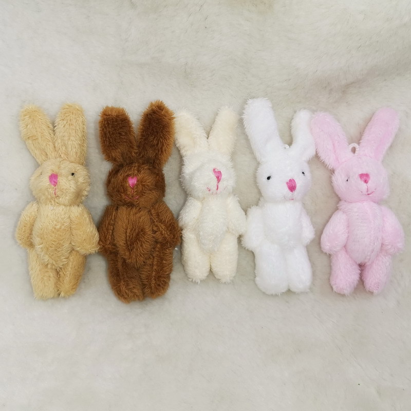 6cm long plush rabbit 6