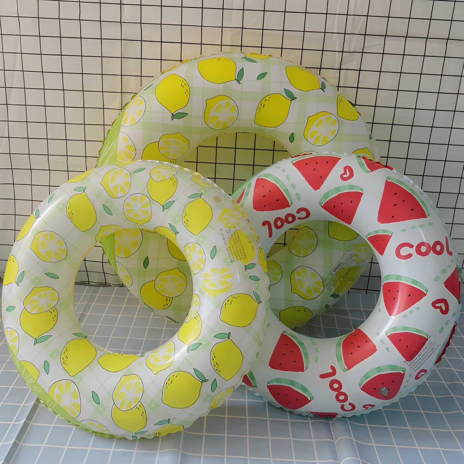 Inflatable summer swimming ring PVC