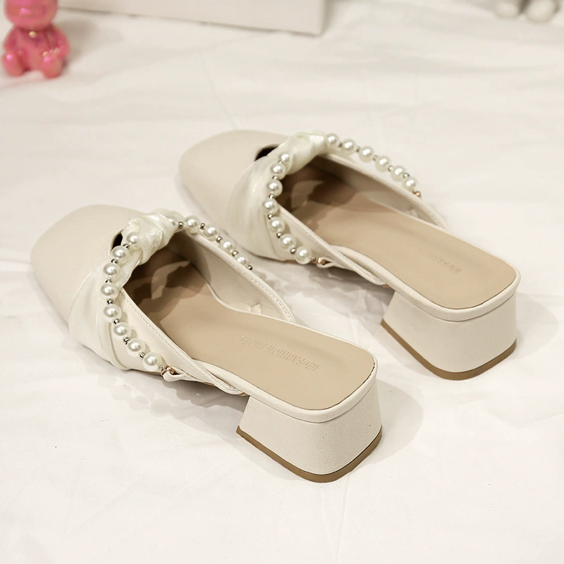 Баотоу половинные тапочки женская летняя одежда оптом новая фея ветреная обувь с юбкой