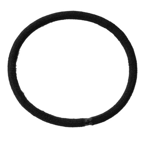 4mm high elastic hair rope seamless single strand hair tie black rubber band hair headband durable hair accessories wholesale