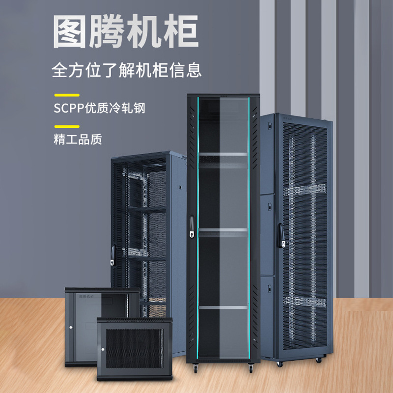 TOTEN/图腾机柜服务器机柜1.2米高1米深网络设备柜G26022图腾机柜