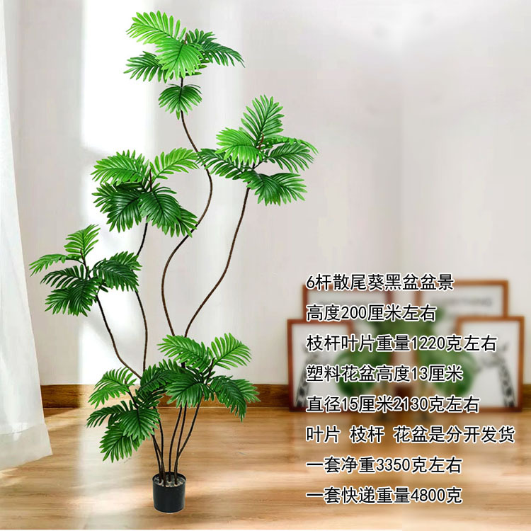 Plantas de simulación bonsai decoración interior y exterior plantación verde plantación de bambú simulación de plantación en maceta plantación de dormitorio plantación de suelo image 16